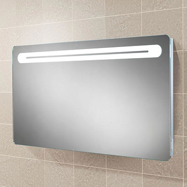 HIB Vortex LED Mirror with Charging Socket - 77419000  Profile Large Image