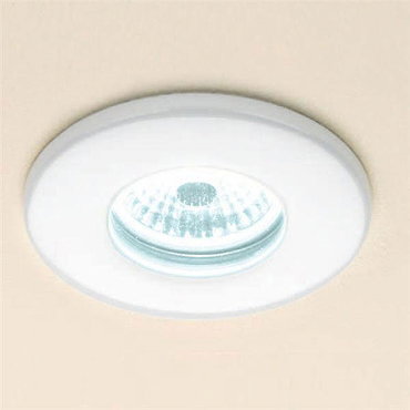 HIB White Fire Rated LED Showerlight - Cool White - 5830  Profile Large Image
