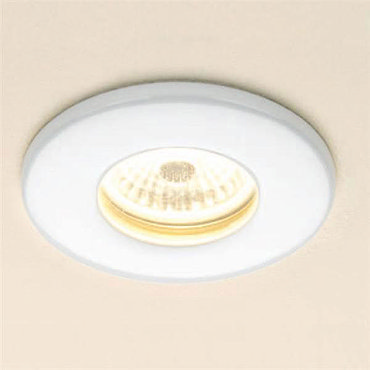 HIB White Fire Rated LED Showerlight - Warm White - 5770  Profile Large Image