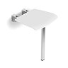 HiB White Shower Seat with Support Leg -  ACSSWHI02 Large Image
