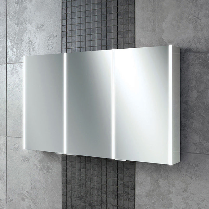 HIB Xenon 120 LED Mirror Cabinet