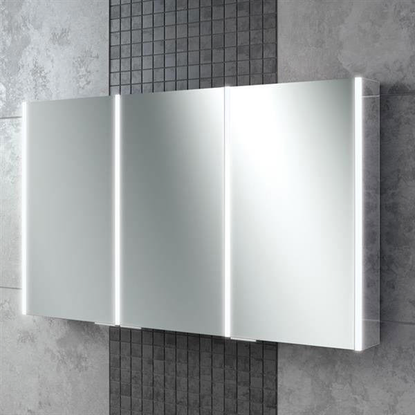 HIB Xenon 120 LED Mirror Cabinet - 46300 Large Image