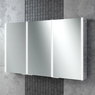 HIB Xenon 120 LED Mirror Cabinet - 46300  Profile Large Image