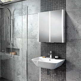 HIB Xenon 60 LED Mirror Cabinet