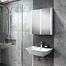 HIB Xenon 60 LED Mirror Cabinet