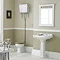High Level Traditional WC Ceramic Cistern & Flush Pipe Kit  Standard Large Image