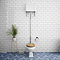 Carlton High-Level Traditional WC Ceramic Pan & Cistern Set (Excludes Seat)
