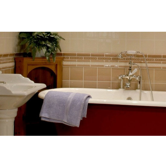 Hollys of Bath Deck Mount Manual Chrome Bath Shower Mixer - 2220 Profile Large Image
