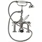 Hollys of Bath Deck Mount Manual Chrome Bath Shower Mixer - 2220 Large Image