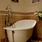 Hollys of Bath Floor Mounted Manual Chrome Bath Shower Mixer - 2224 Feature Large Image