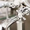 Hollys of Bath Floor Mounted Manual Chrome Bath Shower Mixer - 2224 Standard Large Image
