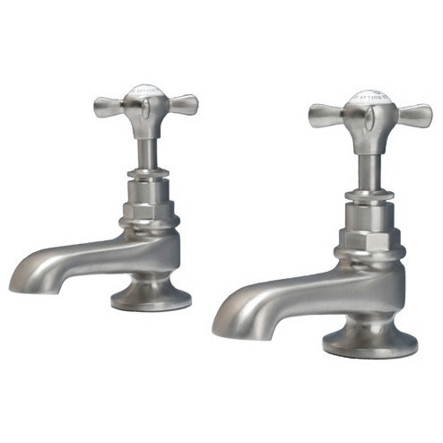 Hollys of Bath Pillar Chrome Bath Taps Large Image