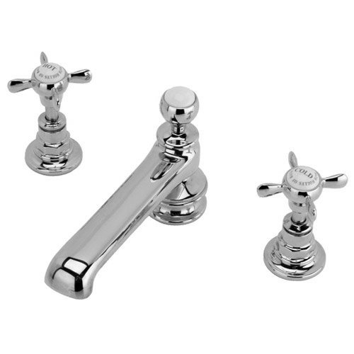 Hollys of Bath Three Hole Chrome Basin Mixer - 2160 Large Image