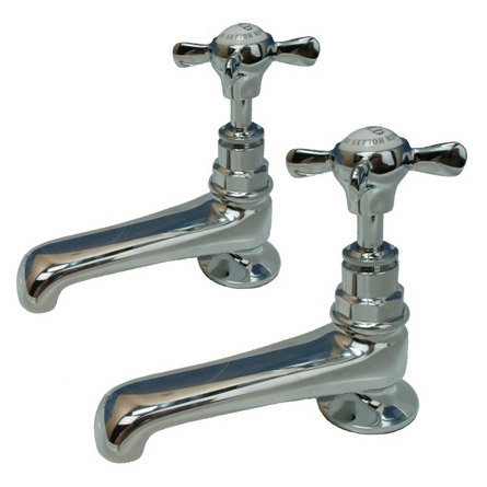 Hollys of Bath Traditional Chrome Basin Taps Large Image
