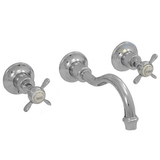 Hollys of Bath Wall Mount Chrome Vessel Filler - 2170 Large Image