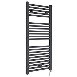 Hudson Reed 1110 x 500mm Electric Square Heated Towel Rail - Anthracite - HL153 Large Image