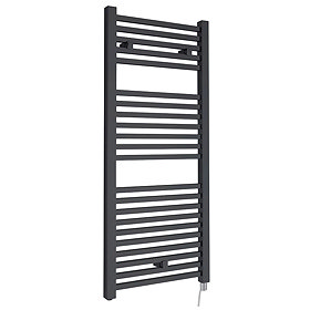 Hudson Reed 1110 x 500mm Electric Square Heated Towel Rail - Anthracite - HL153 Large Image