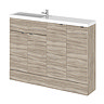 Hudson Reed 1200mm Driftwood Compact Combination Unit (600 Vanity, 300 Base Unit x 2) Large Image