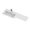 Hudson Reed 1205mm L-Shaped Full Depth Basin Large Image