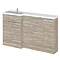 Hudson Reed 1500mm Driftwood Combination Unit (600 Vanity + 300 Base Unit x 3) Large Image