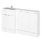 Hudson Reed 1500mm Gloss White Combination Unit (600 Vanity + 300 Base Unit x 3) Large Image