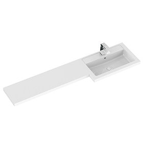 Hudson Reed 1505mm RH L-Shaped Full Depth Basin Large Image