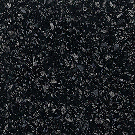 Hudson Reed 2000 x 365mm Black Astral Quartz Laminate Worktop Large Image