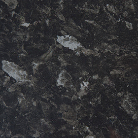 Hudson Reed 2000 x 365mm Black Slate Gloss Laminate Worktop Large Image