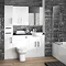 Hudson Reed 300x182mm Gloss White Fitted Wall Unit Feature Large Image