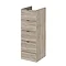 Hudson Reed 300x355mm Driftwood Full Depth 4 Drawer Unit Large Image