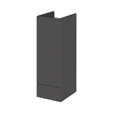 Hudson Reed 300x355mm Gloss Grey Full Depth Base Unit Feature Large Image