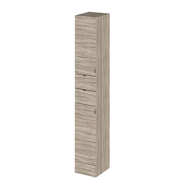 Hudson Reed 300x355mm Tall Driftwood Full Depth Tower Unit  Profile Large Image