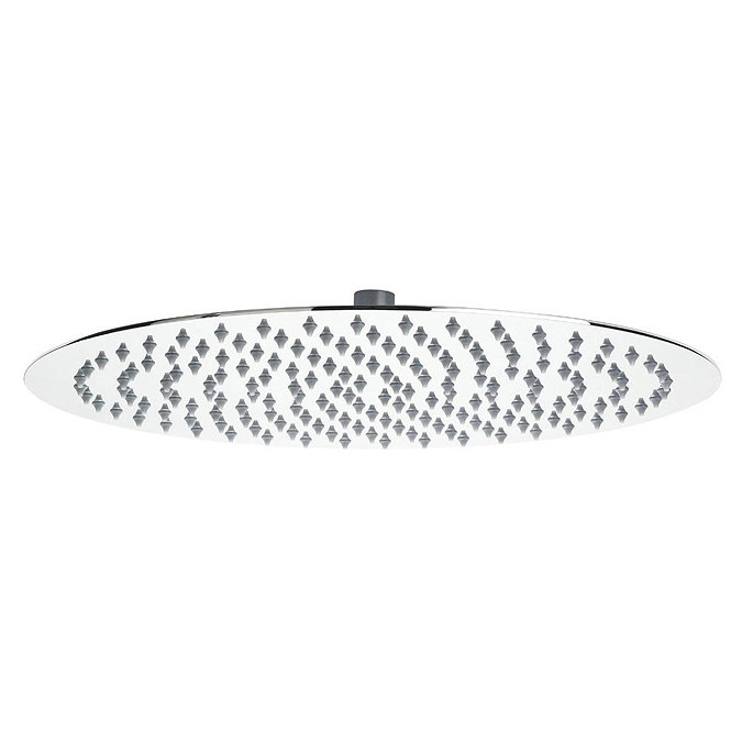 Hudson Reed 400mm Round Stainless Steel Fixed Shower Head - HEAD46 Large Image