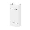 Hudson Reed 400x255mm Gloss White Compact Vanity Unit Large Image