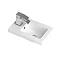 Hudson Reed 405mm Gloss Grey Compact Floor Standing Vanity Unit Inc. Basin Feature Large Image