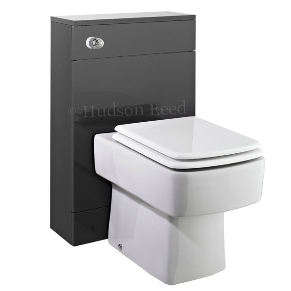 Hudson Reed Memoir BTW Toilet Unit inc Pan and Cistern - Grey Large Image