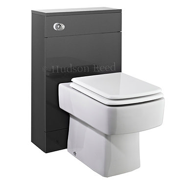 Hudson Reed Memoir BTW Toilet Unit inc Pan and Cistern - Grey Profile Large Image