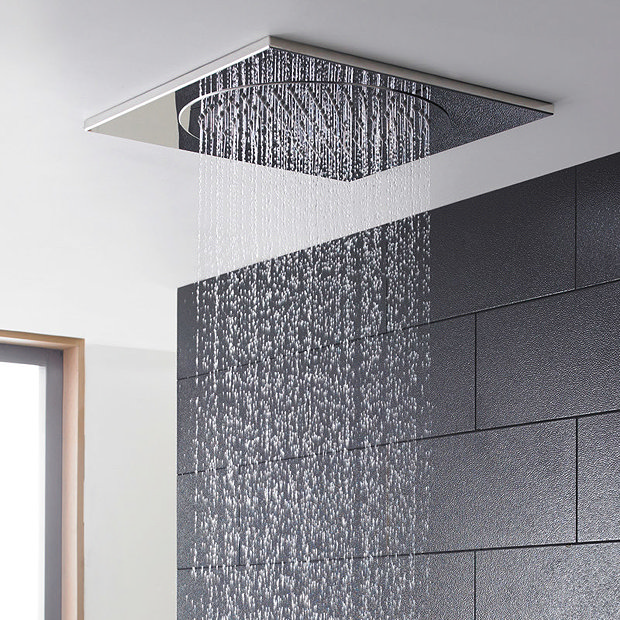 Hudson Reed - 500mm Ceiling Tile Shower Head - HEAD82 Profile Large Image