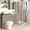 Hudson Reed 500x255mm Driftwood Compact Vanity Unit  Feature Large Image