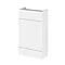 Hudson Reed 500x255mm Gloss White Compact WC Unit Large Image