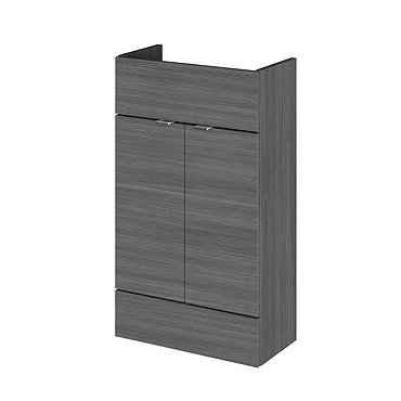 Hudson Reed 500x255mm Grey Avola Compact Vanity Unit  Feature Large Image