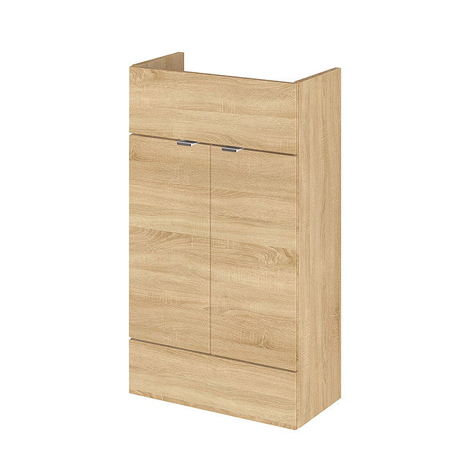 Hudson Reed 500x255mm Natural Oak Compact Vanity Unit Large Image