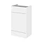 Hudson Reed 500x355mm Gloss White Full Depth WC Unit Large Image