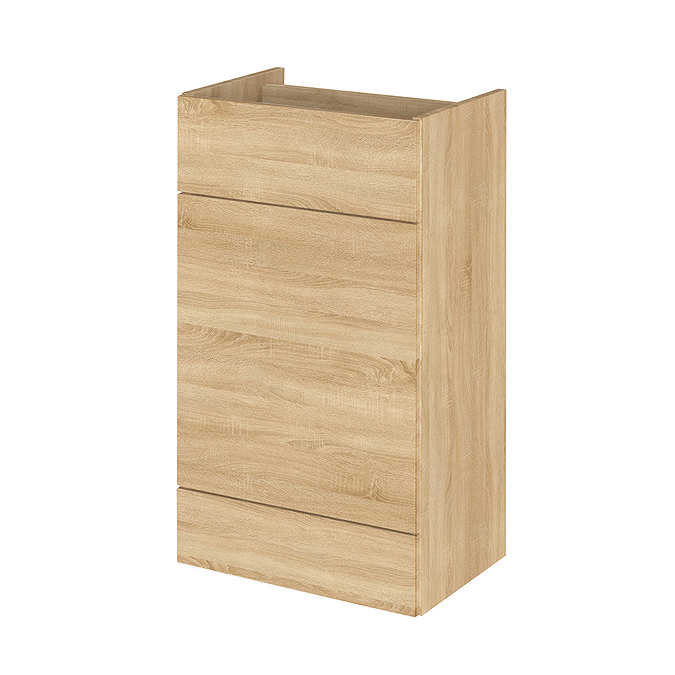 Hudson Reed 500x355mm Natural Oak Full Depth WC Unit Large Image