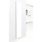 Hudson Reed 600 Watt Infrared Heating Panel H1800 x W300mm - White Glass - INF003 In Bathroom Large