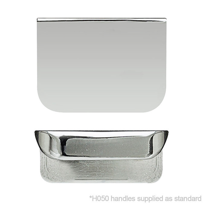 Hudson Reed 600mm Hacienda Black Full Depth Wall Hung 2-Drawer Unit & Basin Profile Large Image