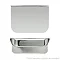 Hudson Reed 600mm Hacienda Black Full Depth Wall Hung 2-Drawer Unit & Basin Profile Large Image