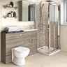 Hudson Reed 600x255mm Driftwood Compact WC Unit  Profile Large Image