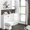Hudson Reed 600x255mm Gloss White Compact WC Unit  Profile Large Image