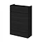 Hudson Reed 600x255mm Hacienda Black Compact WC Unit